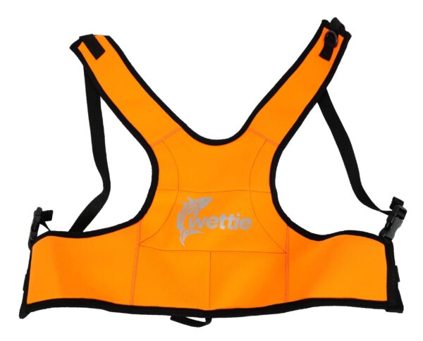 Wettie Neoprene Weight Vest Black, Blue Camo, Orange - Image 3