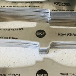 Alternative view of Stainless Steel NSW Lobster and Abalone Gauge