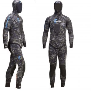 Wettie 7mm Commercial Wetsuit - Large, Black Knight Camo