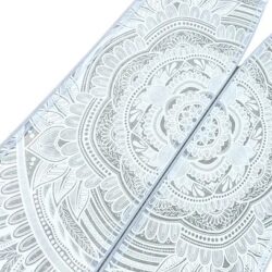 Alternative view of Penetrator Ghost White Mandala Composite Blades (Standard and 620 lengths)
