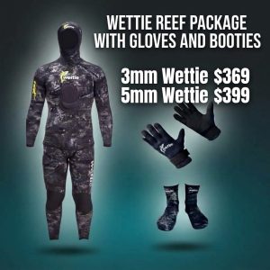 Wettie Reef Package - 3 and 5mm From $369 delivered Oz wide