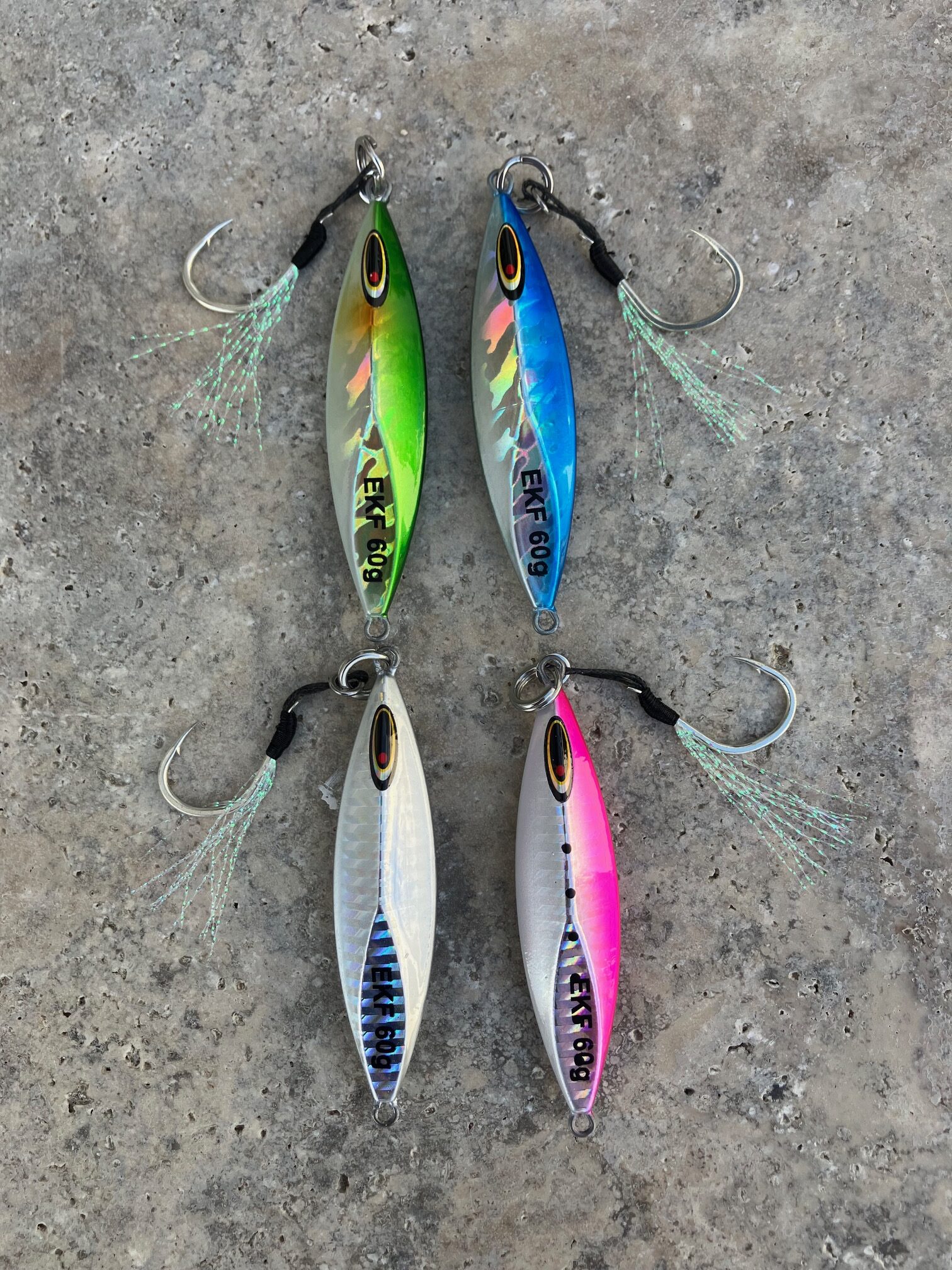EKF Micro Jigs 40g, 60g, 80g