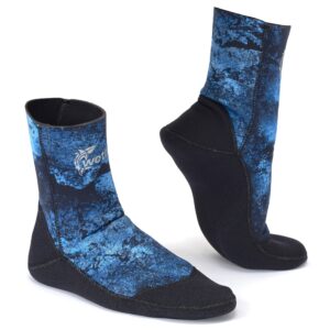 3mm Wettie Reef Booties - Blue Camo