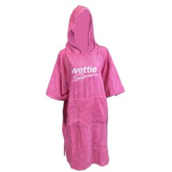 Ladies Wettie Towel Poncho - Pink