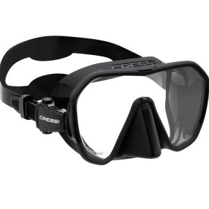 Cressi Z2 S Dive Mask - Plain Black Size Small