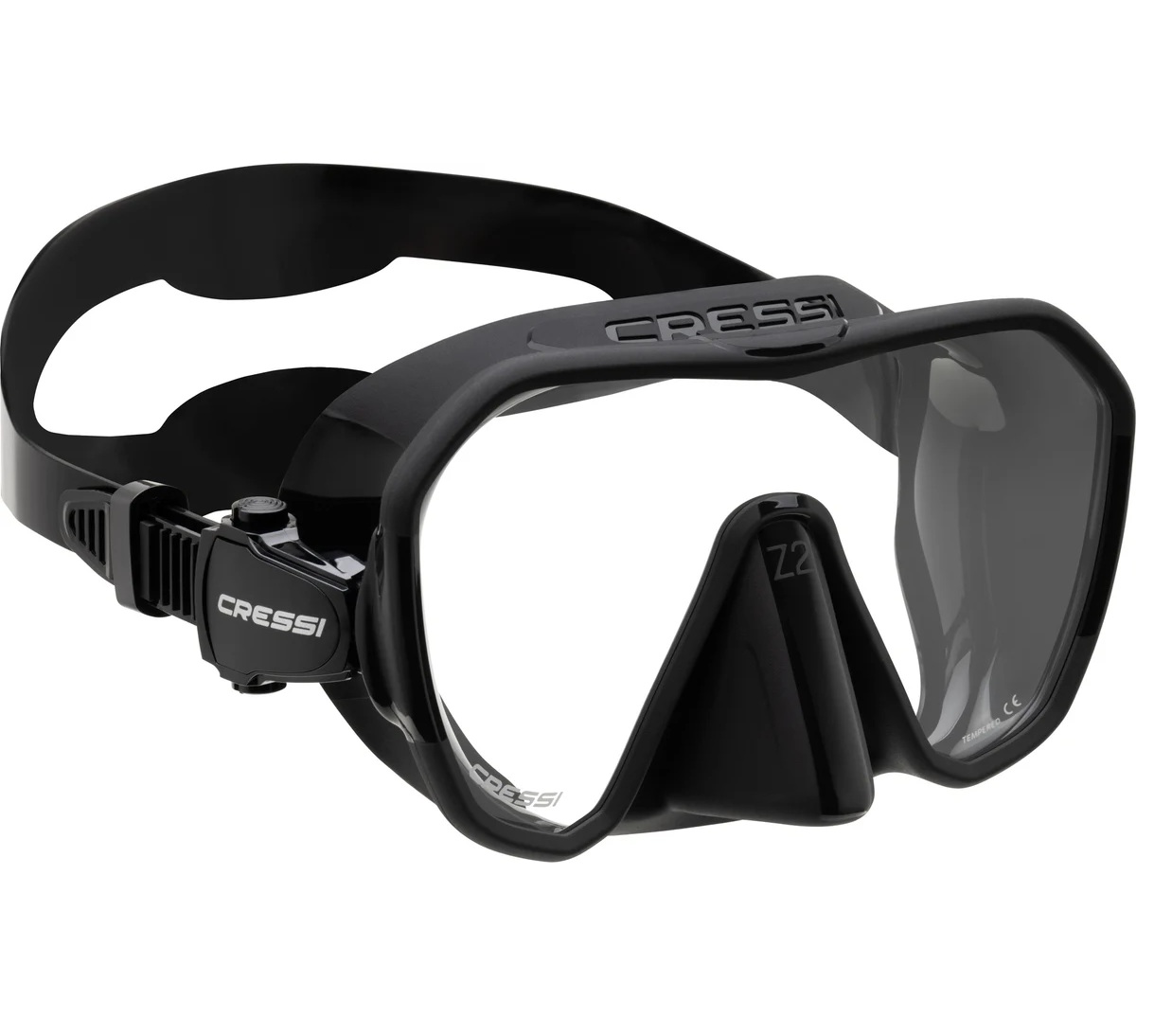 Cressi Z2 Dive Mask - Plain Black